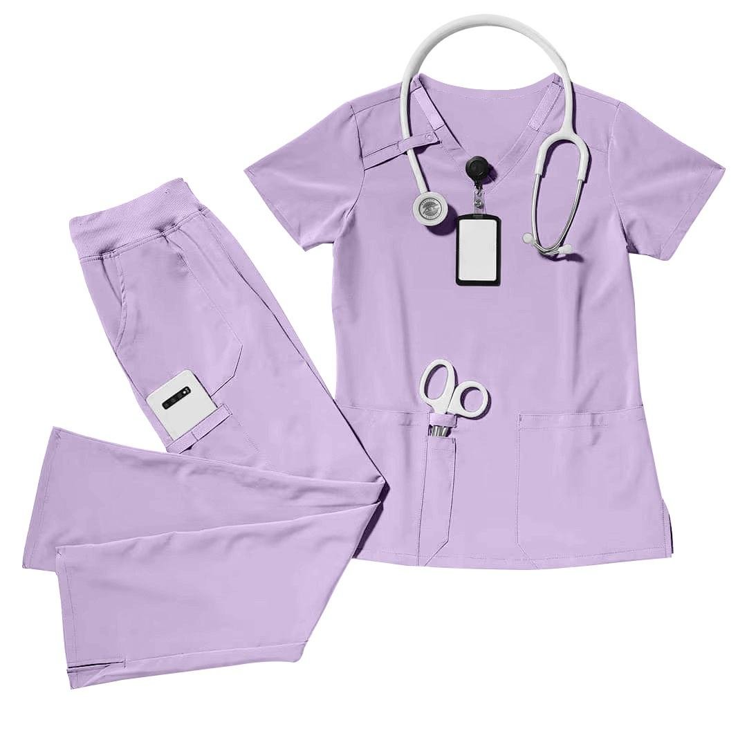 Female Medical Scrub Uniform Set