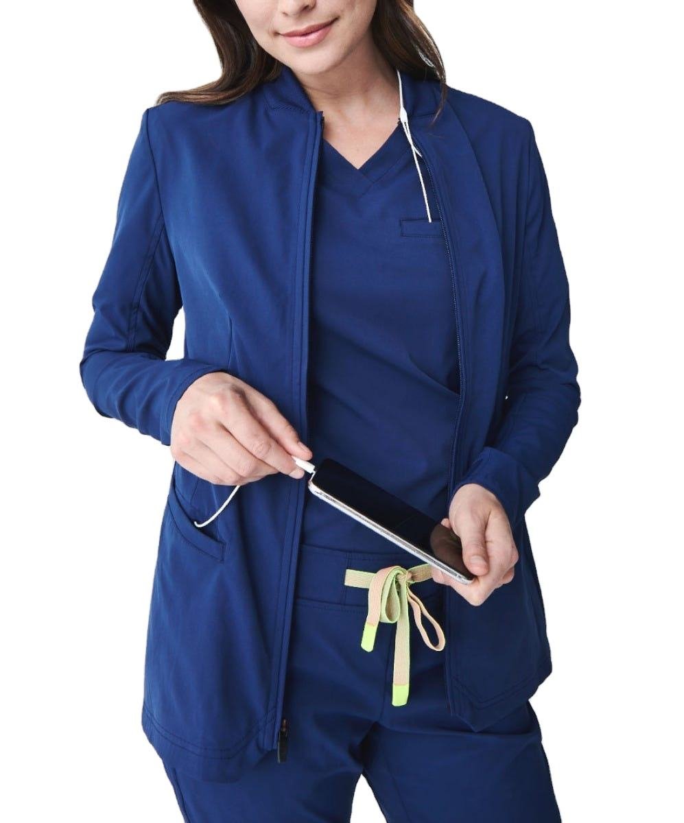 Functional Medical Scrub Uniform With Zipper
